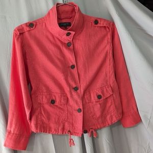 Talbots spring linen jacket